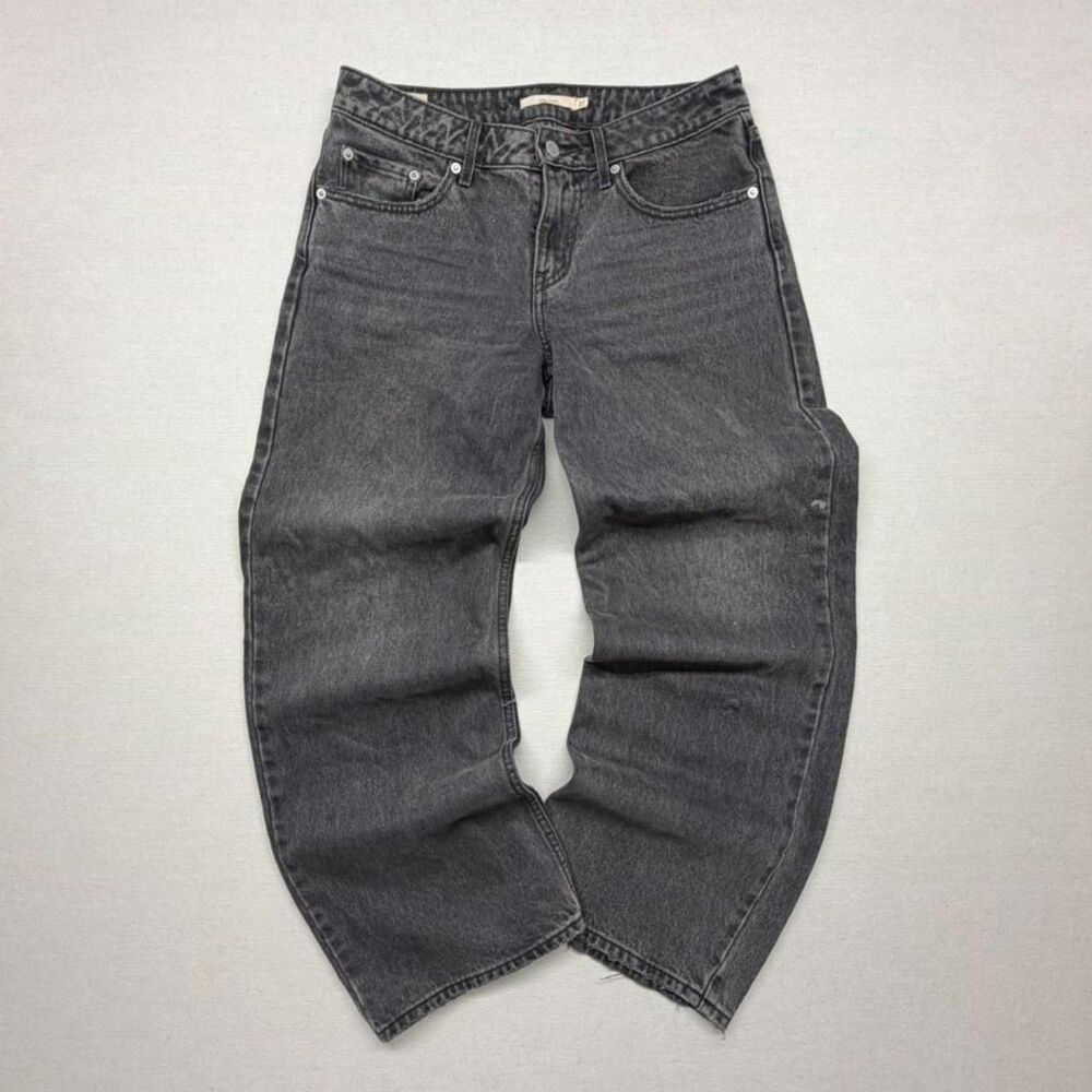 Levi-s Men's Black and Grey Jeans